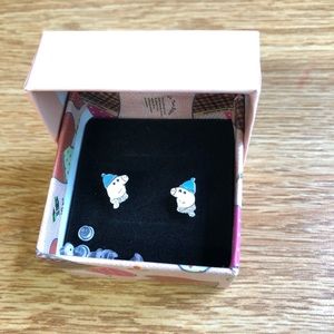 NEW Peppa Pig Earrings Hypoallergenic Cute Winter